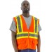 Hi-Viz Mesh Vest with DOT Striping